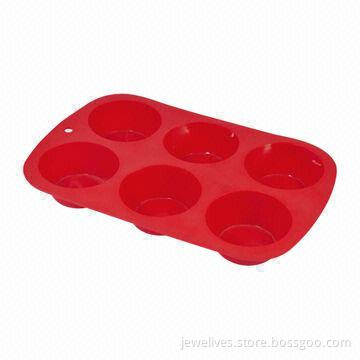 6-cavity Silicone Cake Pans